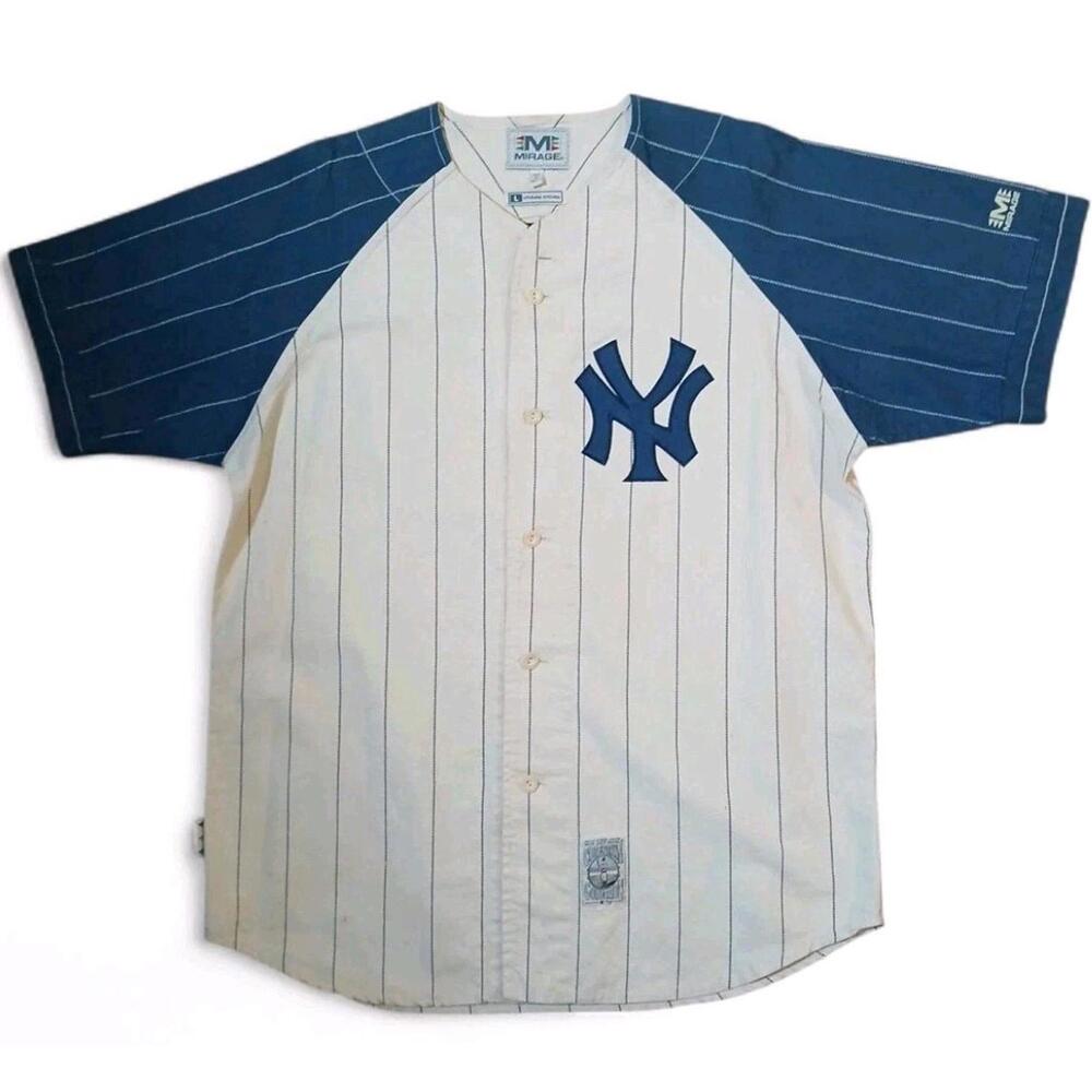 Cooperstown Mirage Yankees #7 Mantle Baseball Jersey Large